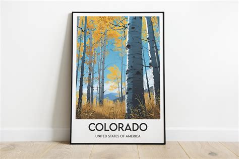 Colorado Poster United States Poster Travel Poster - Etsy