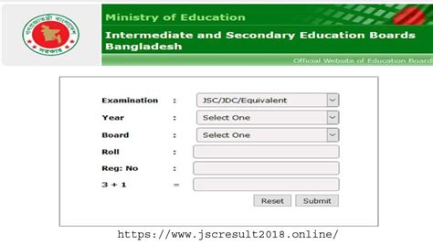 Jsc Result Jsc Exam Result