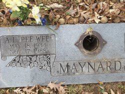 A I Pee Wee Maynard Find A Grave Memorial