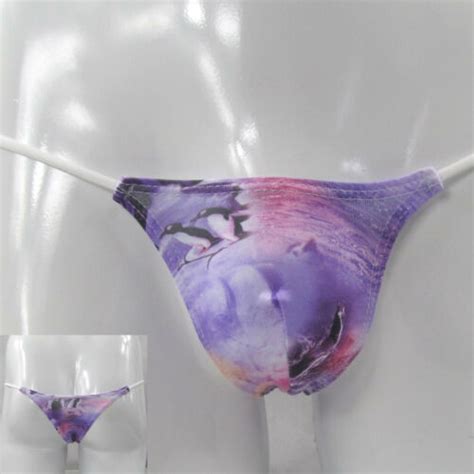 K P Mens Micro Smallest Bikini String Waist Umbrella Camo Paisley Printed Ebay