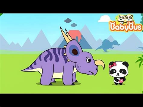 BAYI PANDA DUNIA DINOSAURUS BAYI PANDA KIKI DAN MIU MIU BELAJAR