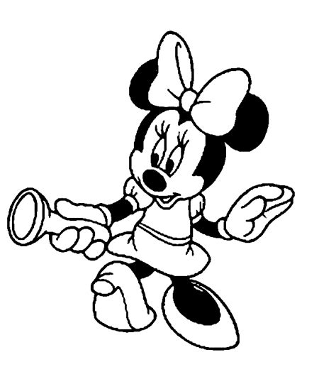 Minnie Para Colorear Pintar E Imprimir