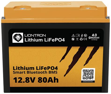 Liontron Lismart Lx Spezial Akku Lifepo Block Lifepo V Ah