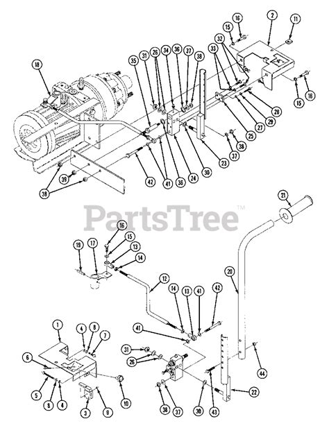 Snapper 1810 Snapper Zero Turn Mower Unistat Drive 18hp Steering Control Parts 1810 And 2010