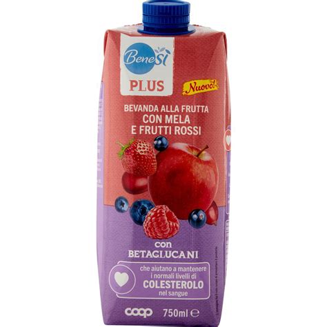 Bevanda Alla Frutta Con Mela E Frutti Rossi Coop Bene Si Ml