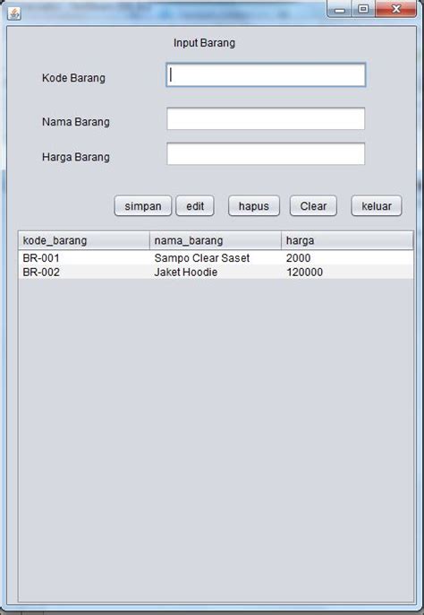 Cara Membuat Aplikasi Penjualan Dengan Netbeans Dalam