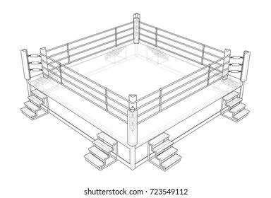 How To Draw A Boxing Ring