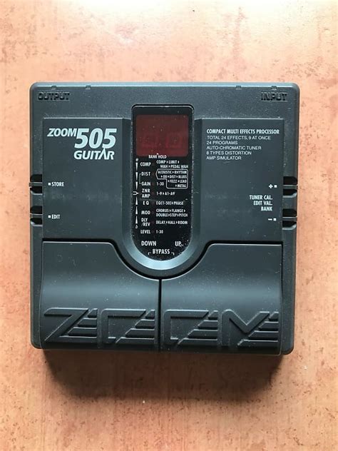 Zoom 505 Ii Guitar Multi Effect 2000s Black Reverb