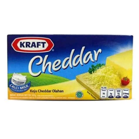 Jual Keju Kraft Cheddar 165gr Shopee Indonesia