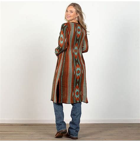 Rock And Roll Cowgirl Southwest Sun Aztec Cardigan Cowgirl Delight