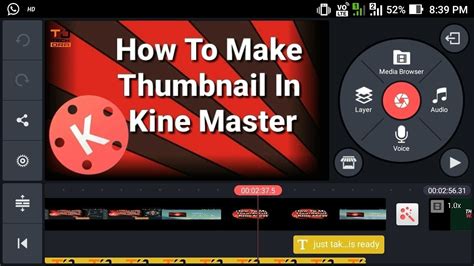 How To Create Thumbnail Using Kinemaster YouTube