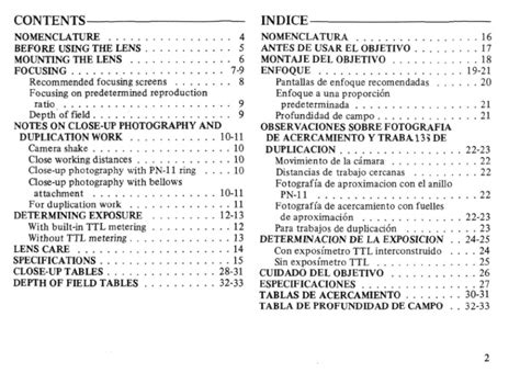 Nikon Micro Nikkor Mm F Handleiding Pagina S