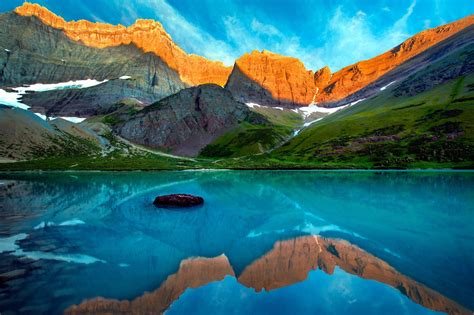 Hintergrundbilder Landschaft Berge Sonnenuntergang See Wasser