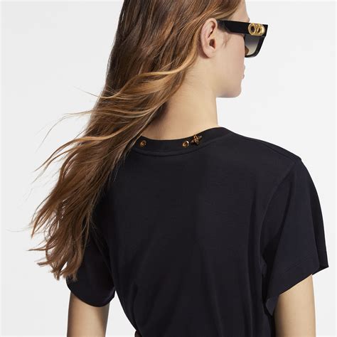 Side Strap T Shirt Luxury Black Louis Vuitton