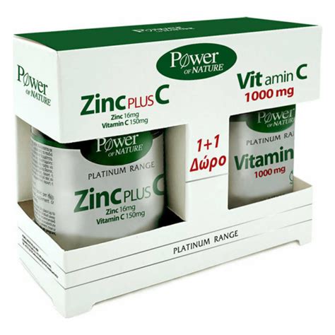 Power Health Classics Platinum Range Zinc Plus C Mg Mg Tabs