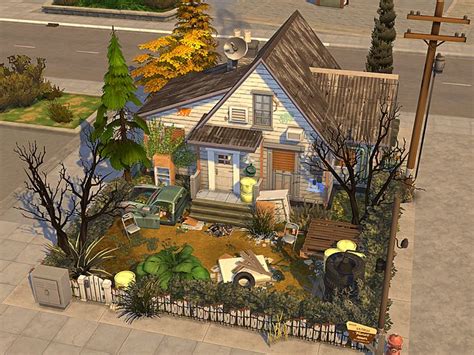 Flubs79 S Rundown Shack No CC Sims House Sims 4 House Design The