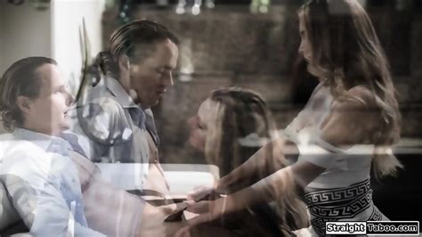 Investigator Fucks Busty Milf As Husband Sees And Then Joins