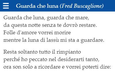 Guarda Che Luna Fred Buscaglione Testo Canzoniere