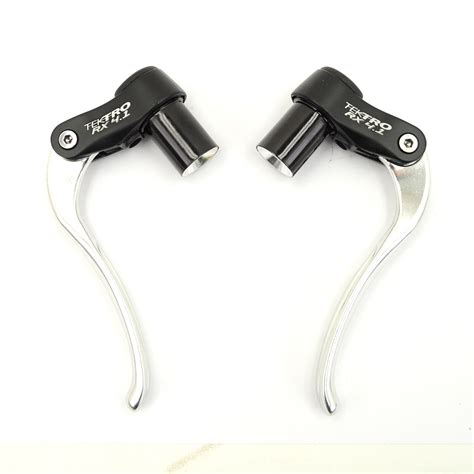 Tektro Rx 41 Bar End Brake Levers 196mm Silver Ebay