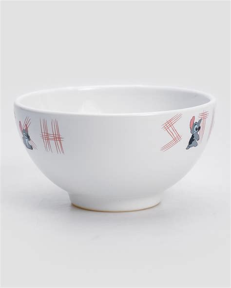 Riachuelo Bowl De Cer Mica Fases Do Stitch Branco Disney