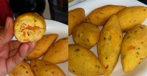 Bolinho de Frango Receita Fácil Rende muito