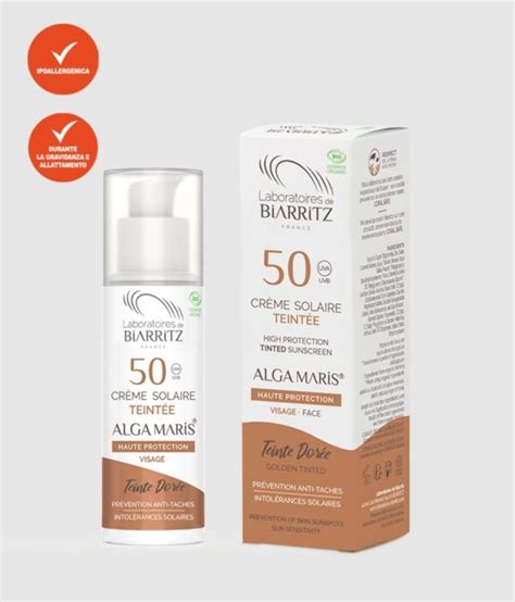 ALGA MARIS BB CREAM SPF 50 CREMA SOLARE COLORATA Libellulabio La Tua