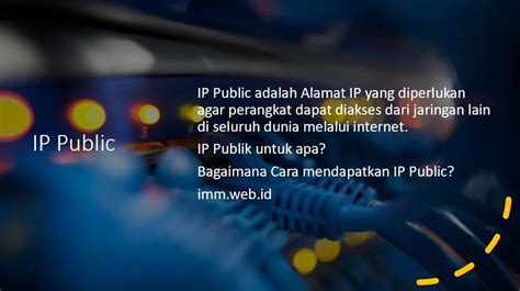 Cara Mendapatkan Ip Public Publik Blog Jarkom Dan Internet