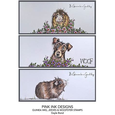 Pink Ink Designs Jeeves Woofster 6 In X 8 In Clear Stamp Set