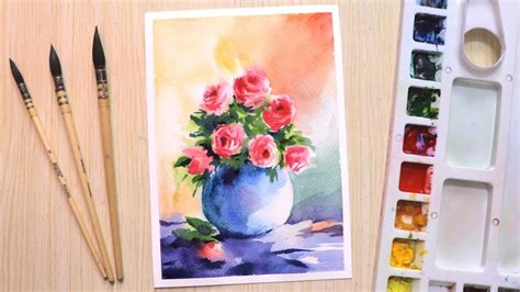 Drawing Watercolor Flowers | Best Flower Site