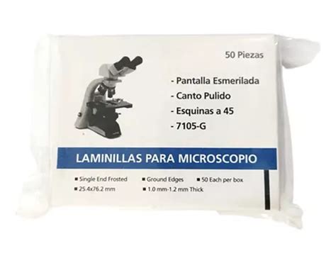 Portaobjetos Laminillas Paquete De Cajas Con C U Meses Sin Inter S