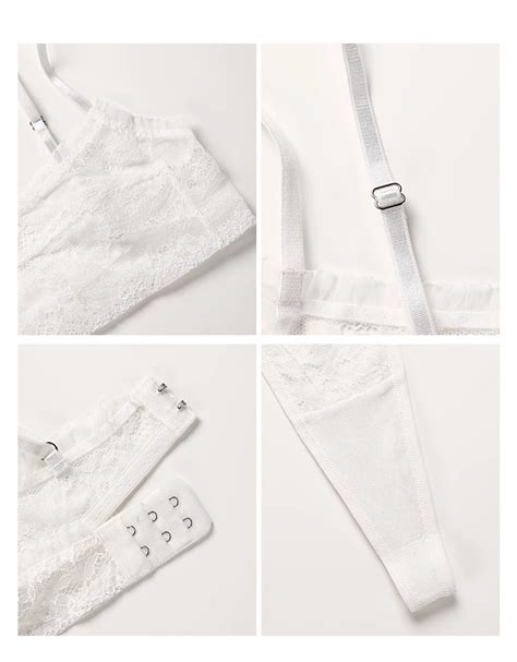 Custom G String Lingerie Set Sexy Woman Sexy Lace Floral Embroidered Sexy Bra And Panty Set