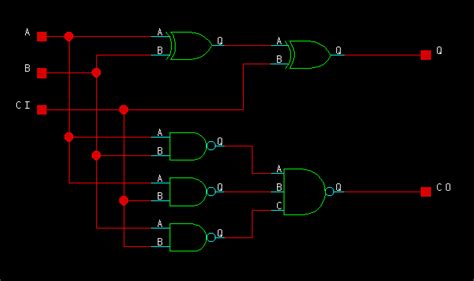 8 Bit Full Adder Circuit