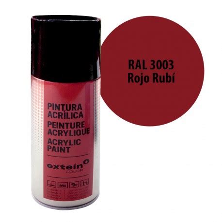 Spray Acrilico Extein Ral Rojo Rubi Ml Soutelana