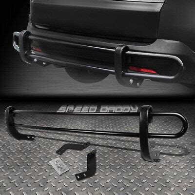 FOR 11 16 TOYOTA SIENNA XL30 BLACK COATED DOUBLE BAR REAR BUMPER