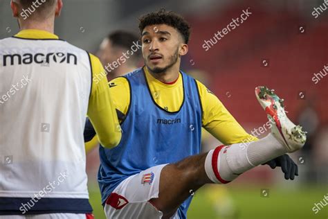 Jacob Brown Stoke City During Warm Editorial Stock Photo - Stock Image ...