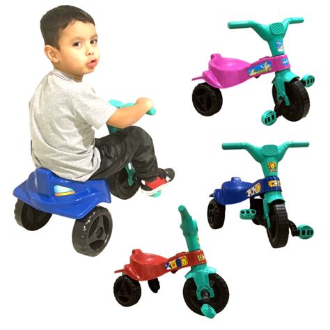 Velotrol Infantil Triciclo Para Menino Menina Motoquinha Rodas