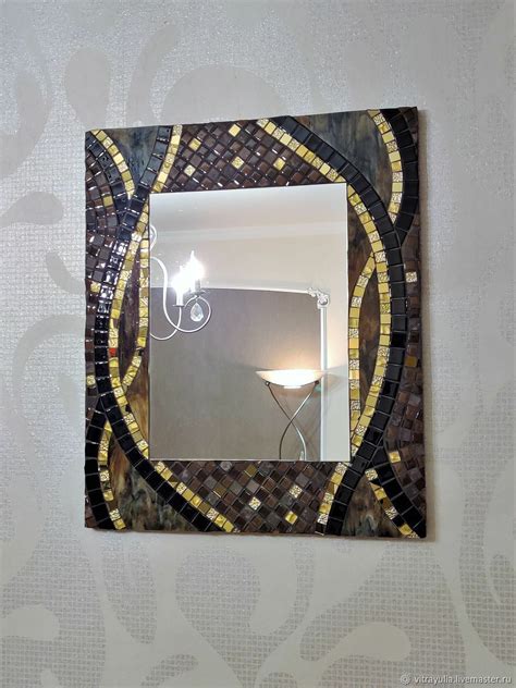 Зеркало с мозаикой 50*60 см – заказать на Ярмарке Мастеров – N83O6RU ...
