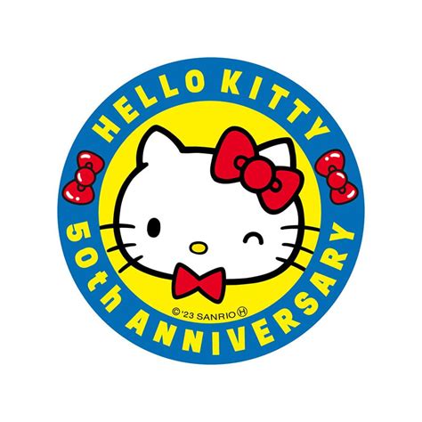 ハローキティ ステッカーハローキティ50周年｜サンリオオンラインショップ本店 公式通販サイト