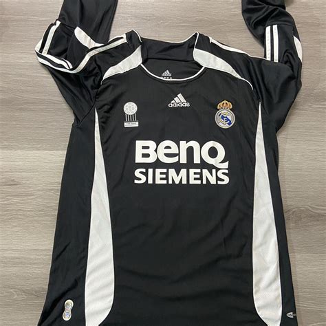 Real Madrid 2006 2007 Adidas Away Retro Longsleeve Depop