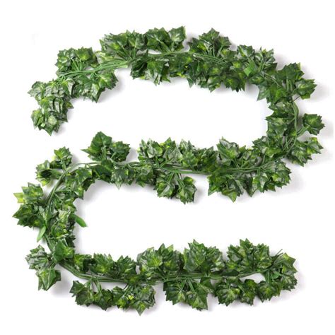 12PC Artificial Green Ivy Leaf Fake Foliage Hanging Plants Ivy Interior