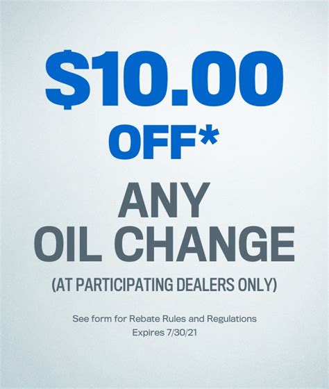 Mopar Oil Change Coupons Printable