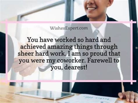 35 Best Farewell Message And Wishes To Coworker