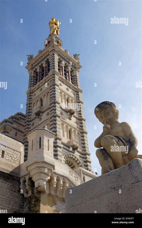 Notre Dame De La Garde La Bonne M Re Marseille Hi Res Stock Photography