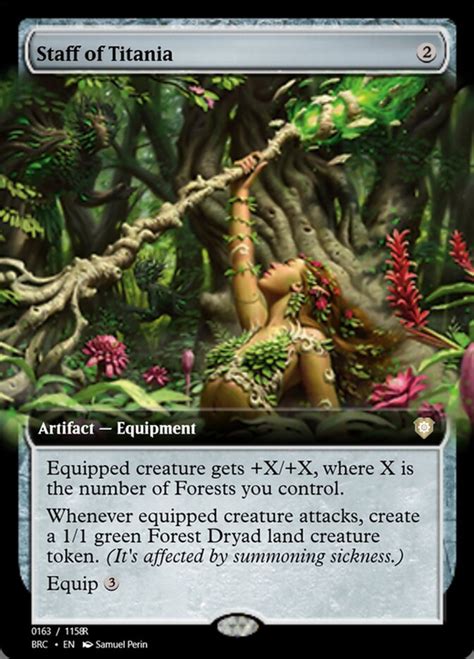 Staff Of Titania Magic The Gathering Mtg Cards