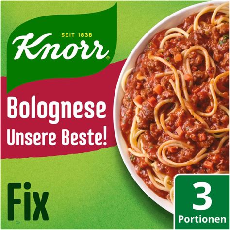 Knorr Fix Bolognese Unsere Beste G Beutel