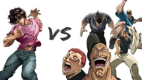 Prisoners Vs Baki Team Power Levels Comparison Baki 2018 Youtube