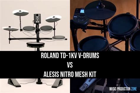 Roland TD 1KV V Drums Vs Alesis Nitro Mesh Kit 2024 Music