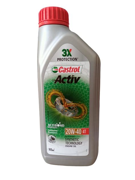 Castrol Active 20w40 4T 900ML Unit Pack Size Bottle Of 900 ML At Rs