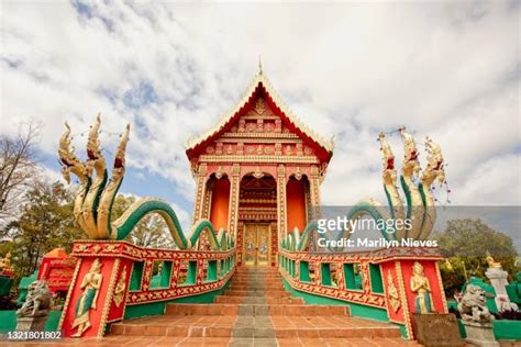 Wat Lao Temple Photos And Premium High Res Pictures Getty Images