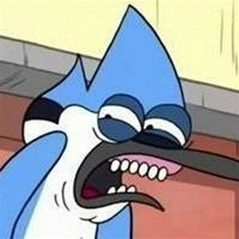 Regular Show Mordecai Face